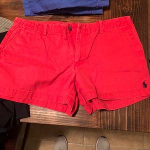 Red Polo Shorts